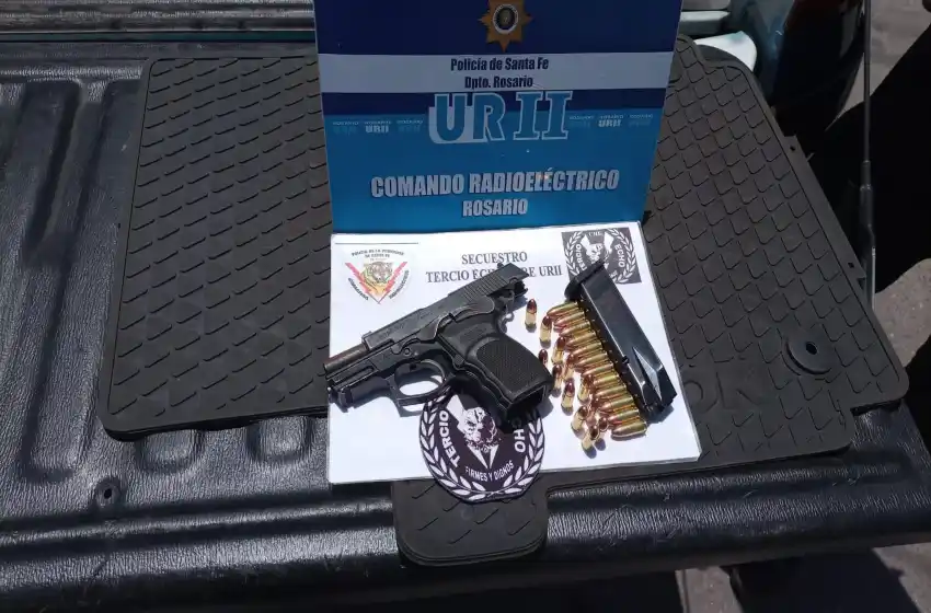 Armado hasta los dientes a los 17: detuvieron a un menor con una pistola cargada en zona noroeste