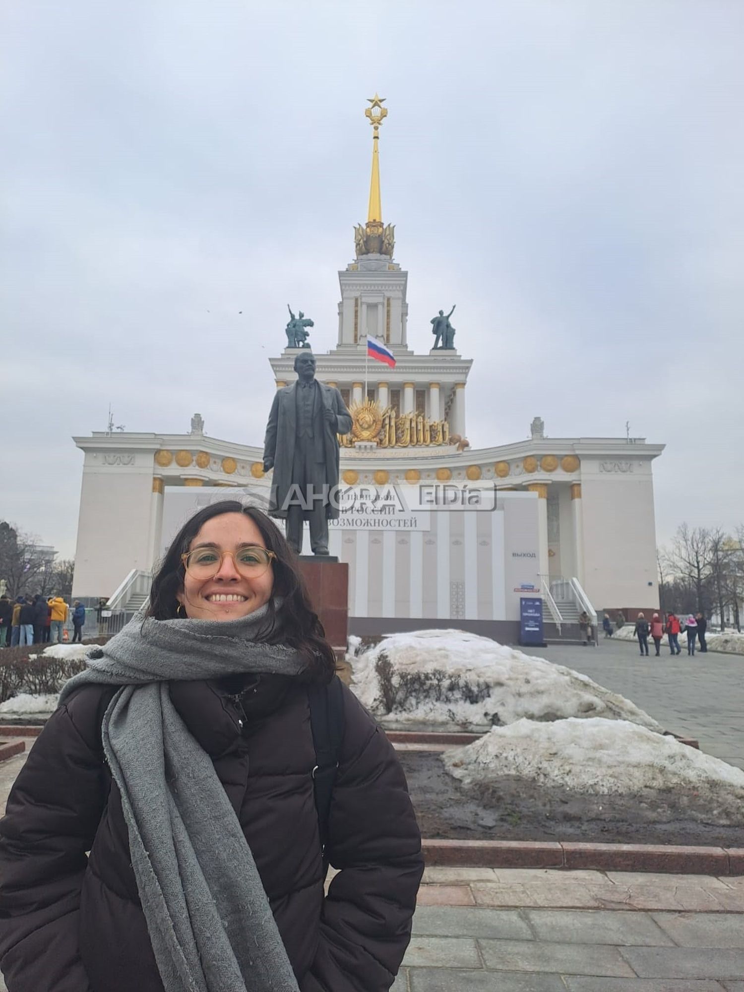 Camila Cabana fue una de las representantes de la Delegación Argentina en el país ruso.