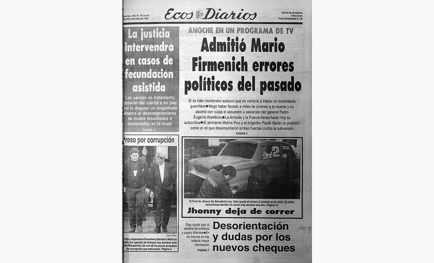 Miércoles 3 de mayo de 1995