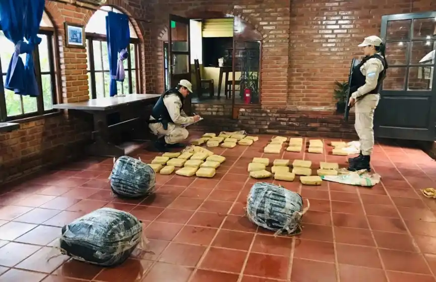 Misiones: Prefectura secuestró más de 130 kilos de marihuana, valuados en 125 millones de pesos