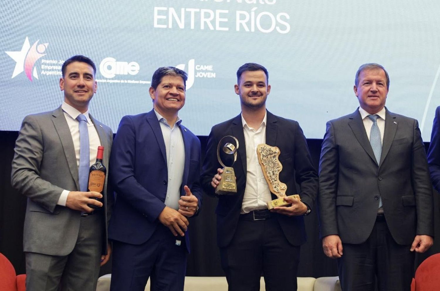 Un entrerriano ganó el Premio Joven Empresario Argentino 2024 que entrega CAME