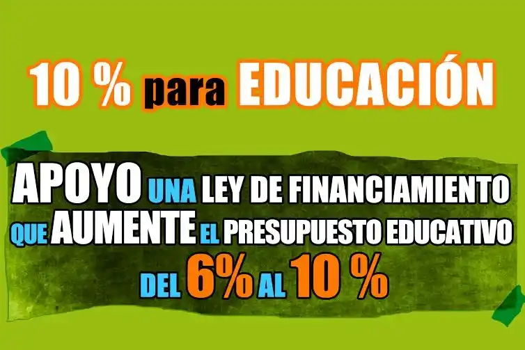 Agmer lanzó la campaña por una nueva ley de financiamiento educativo 