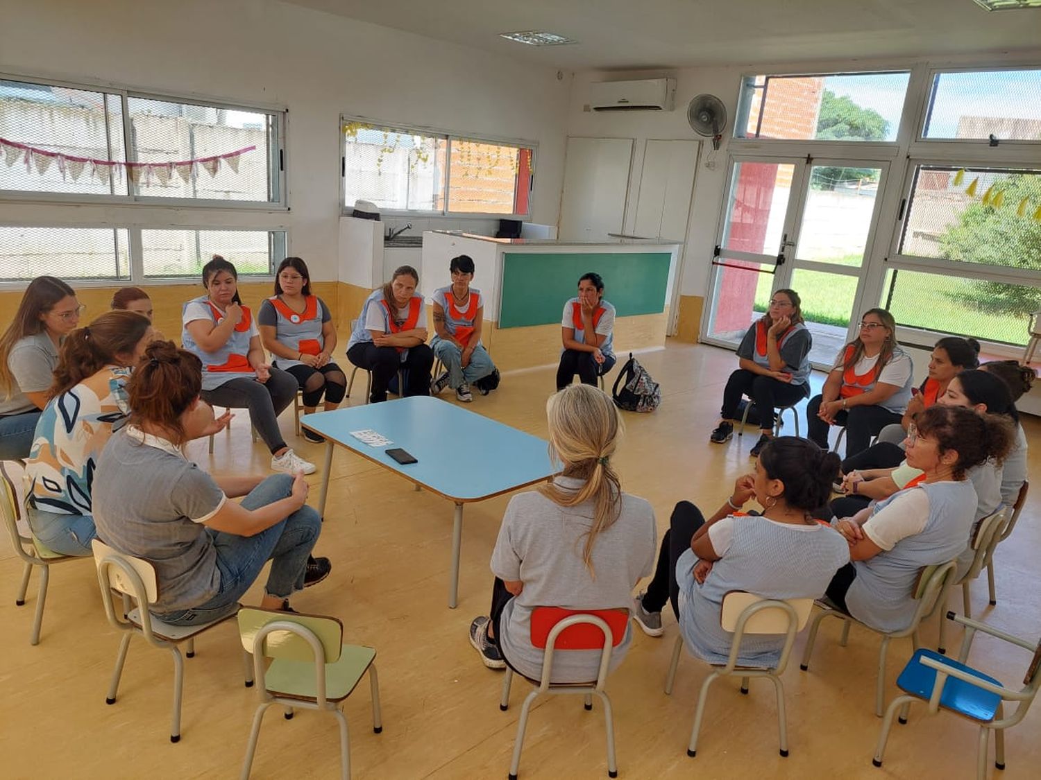 El encuentro se realizó en el Jardín Burbujitas, ubicado en Italia y Leoncio de la Barrera.