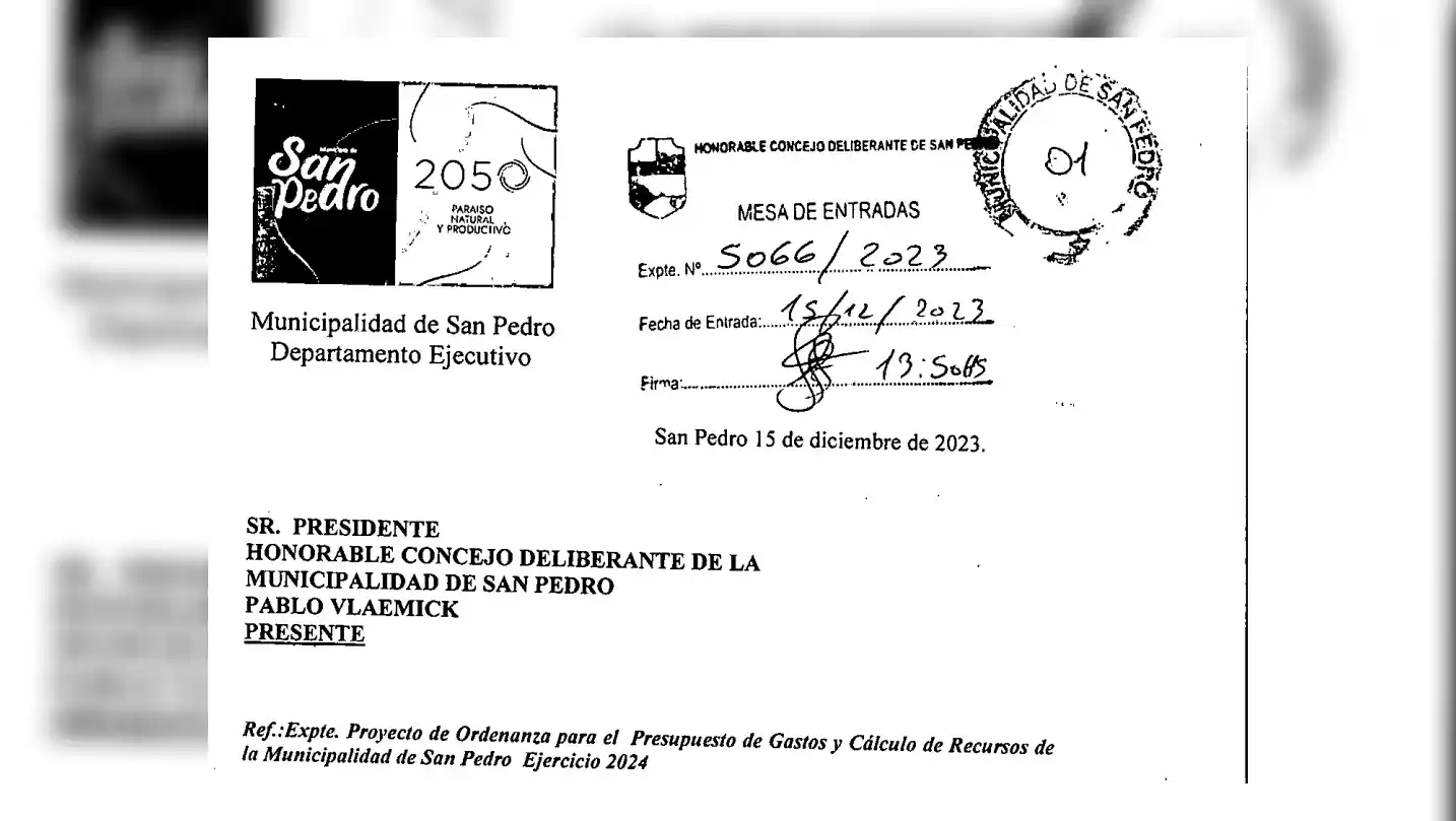 El Gobierno presentó el Presupuesto 2024 pero no estará disponible para los concejales hasta el lunes