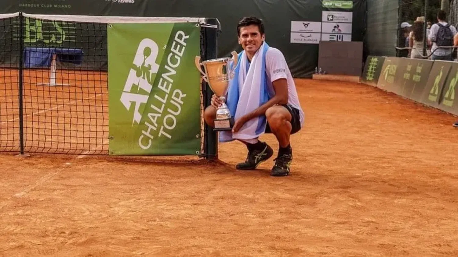 Federico Coria, campeón en Milan