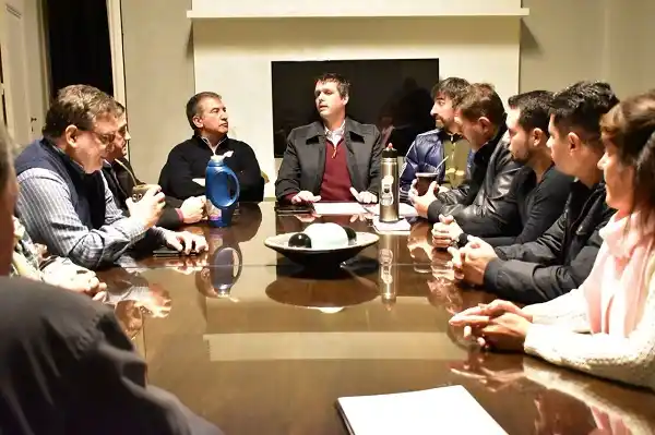 El intendente Cresto recibió a Urribarri y a Giano