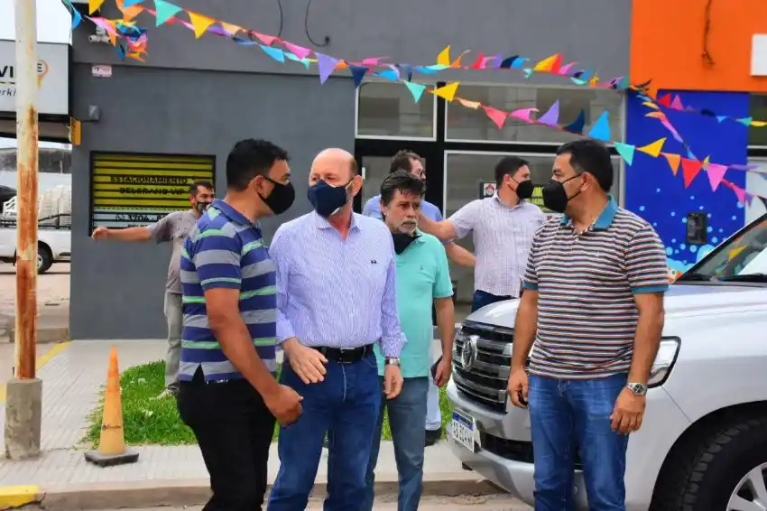 Gremialistas manifestaron su apoyo a Insfrán