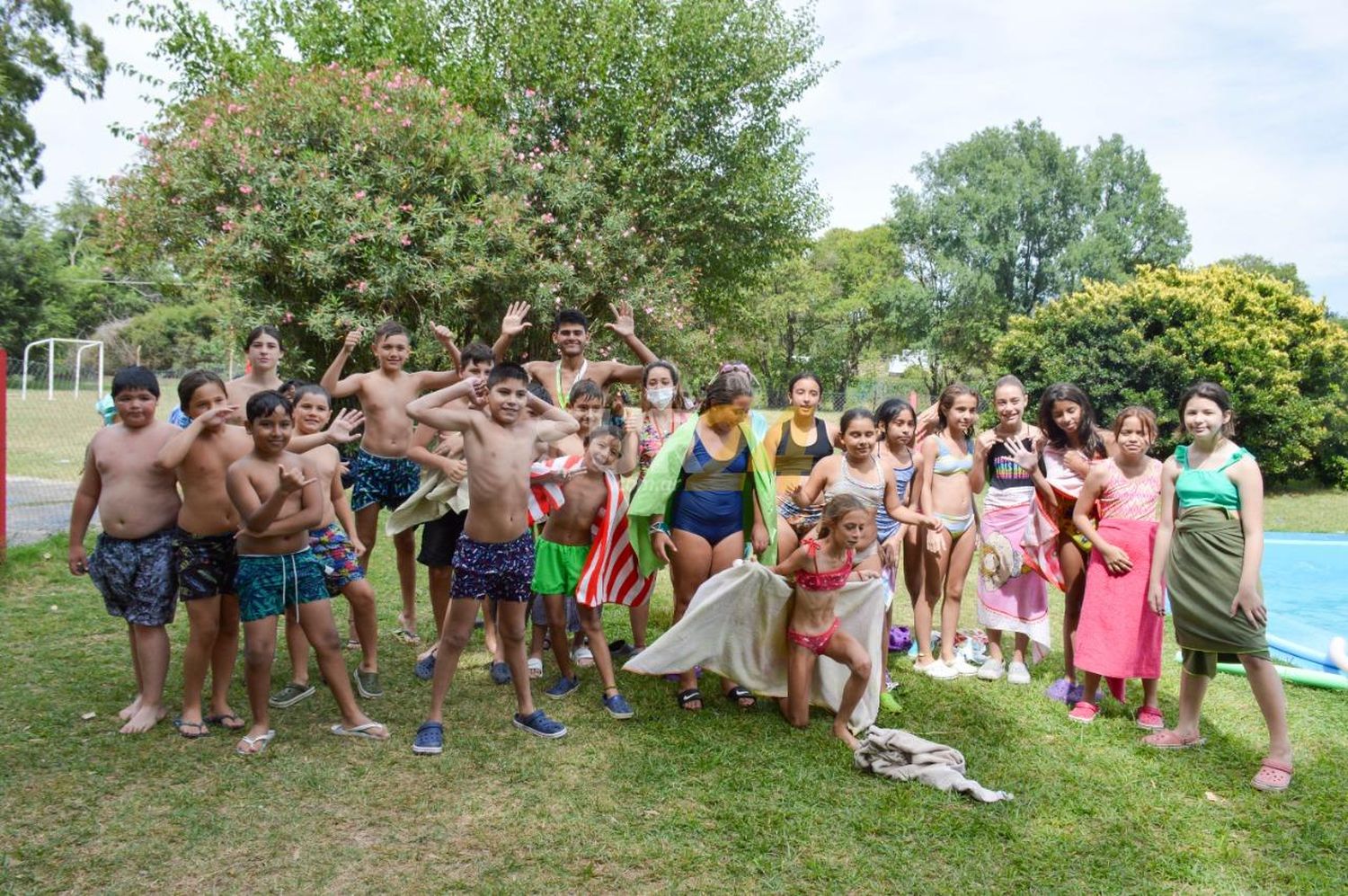 Colonias Municipales: el club Jorge Newbery es otra sede donde los niños disfrutan del verano 