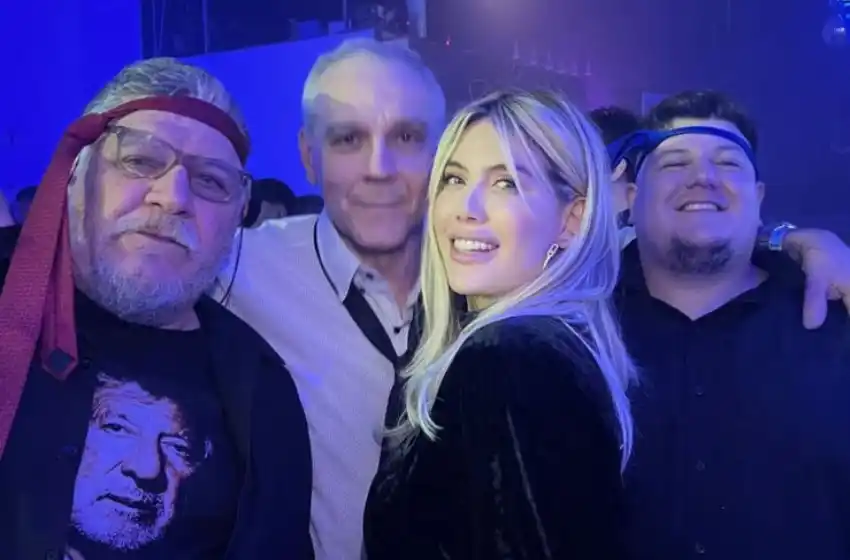 Wanda Nara pasó por Rosario y disfrutó de una fiesta familiar de los Icardi