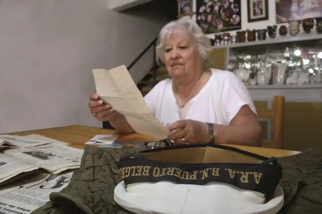 Recuerdos tresarroyenses de una vida en familia frente a la zona del conflicto