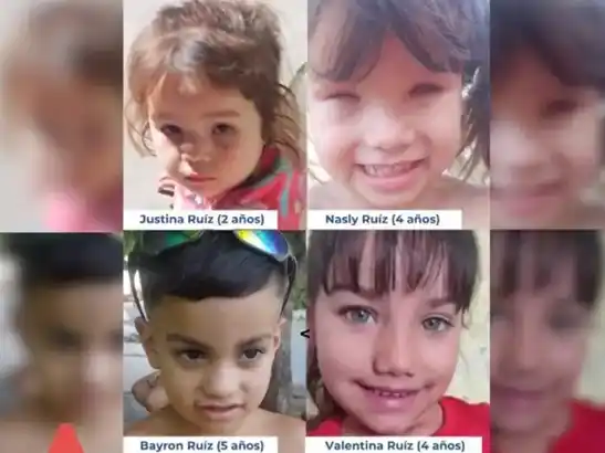Urgente búsqueda de cuatro hermanitos desaparecidos