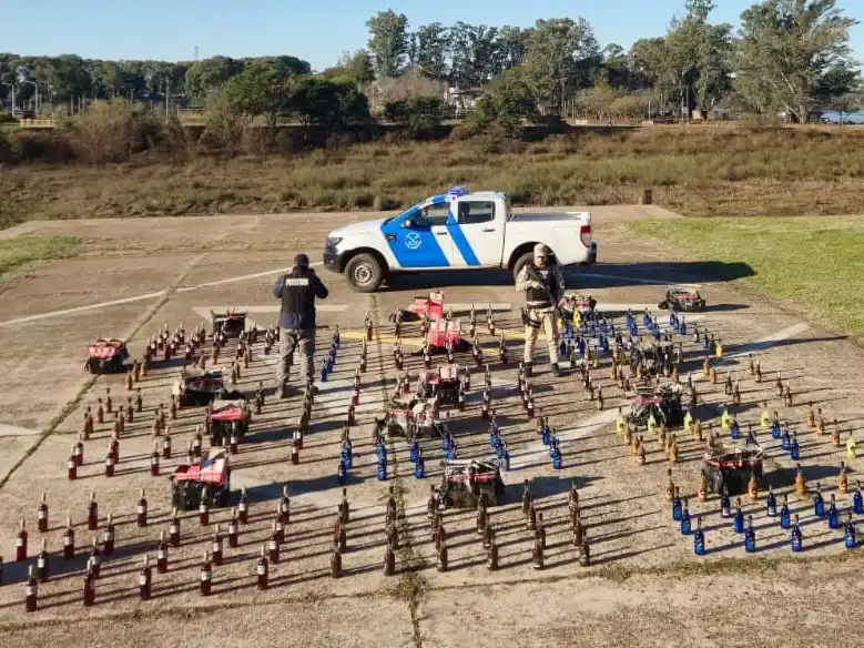 Operativo frustra contrabando en la costa del Uruguay