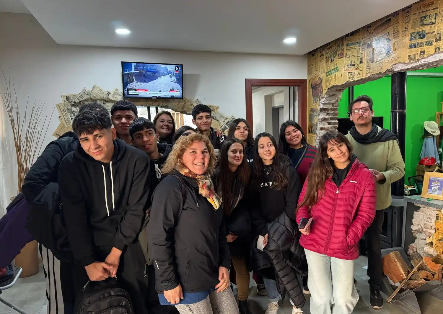 Visita de alumnos de Santa Lucía