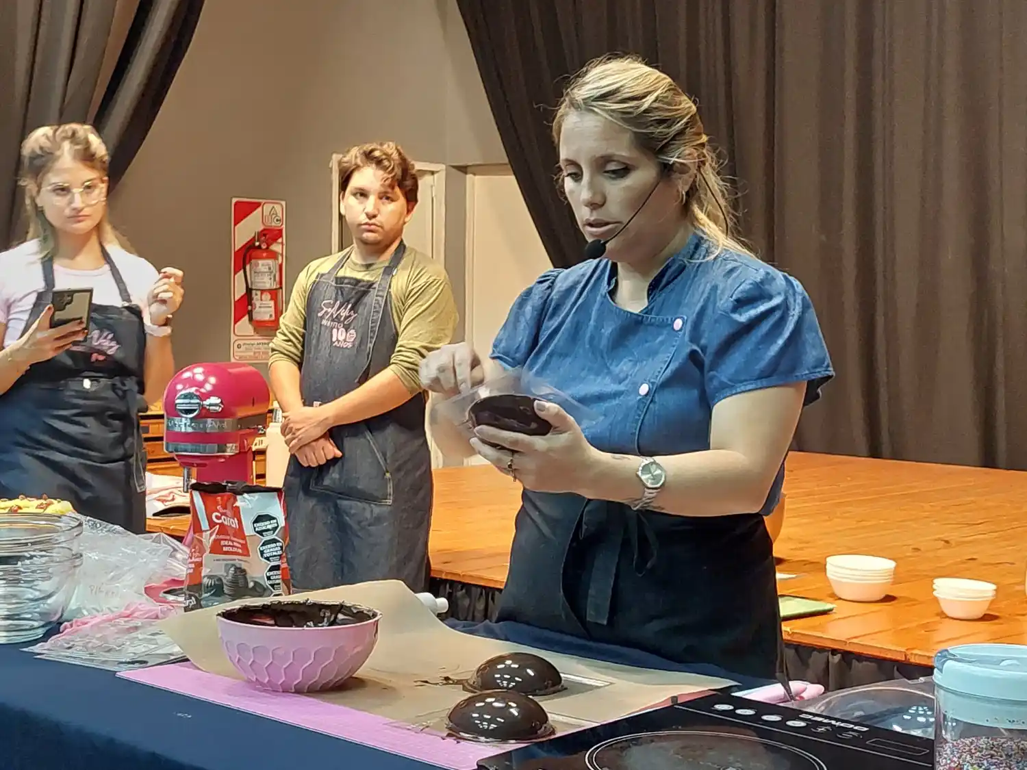 Sofía Véliz estuvo a cargo de la capacitación.