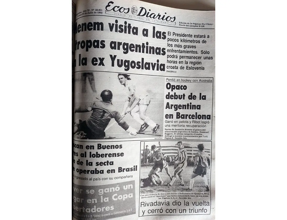 Lunes 27 de Julio de 1992