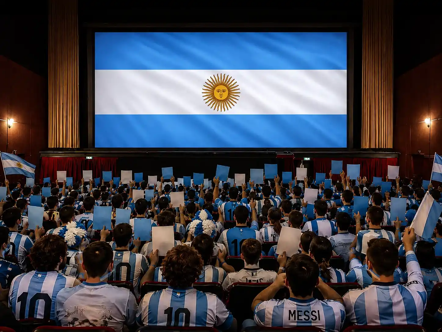 Los hinchas podrán alentar a la Selección Argentina desde las salas del Cine Ocean
