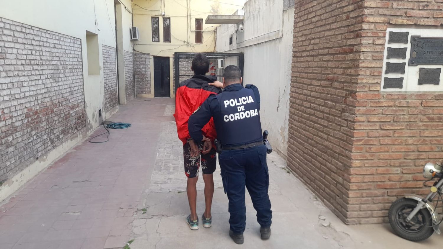 Medusa, delincuente detenido en local bailable
