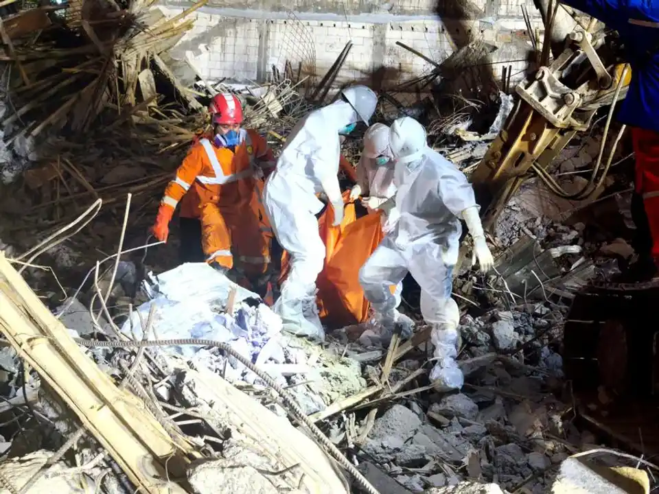 El internado islámico Al Khoziny en el distrito de Sidoarjo se derrumbó el 29 de septiembre.