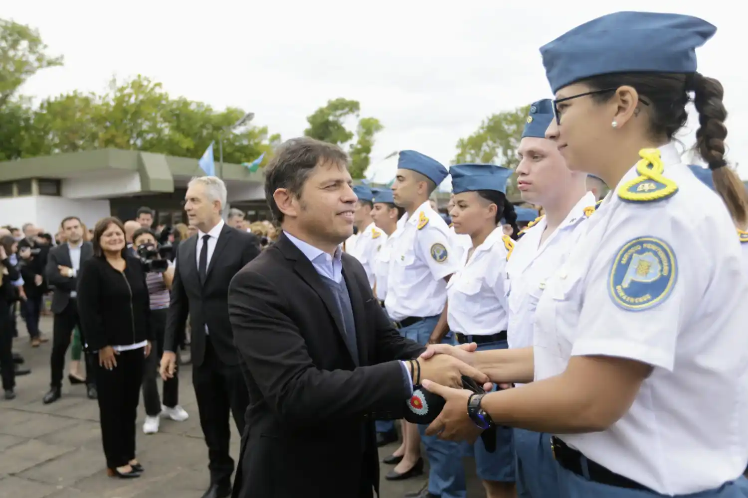 Kicillof destacó la ampliación de la Escuela de Cadetes del SPB