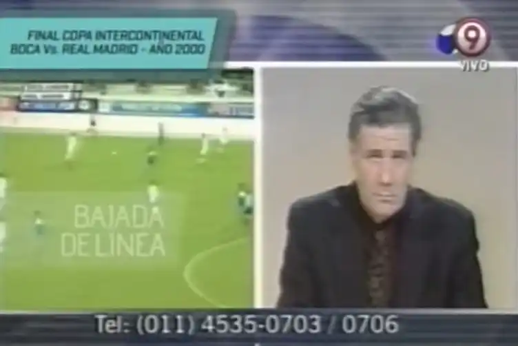 Así mostraba Victor Hugo la final Boca-Real Madrid 