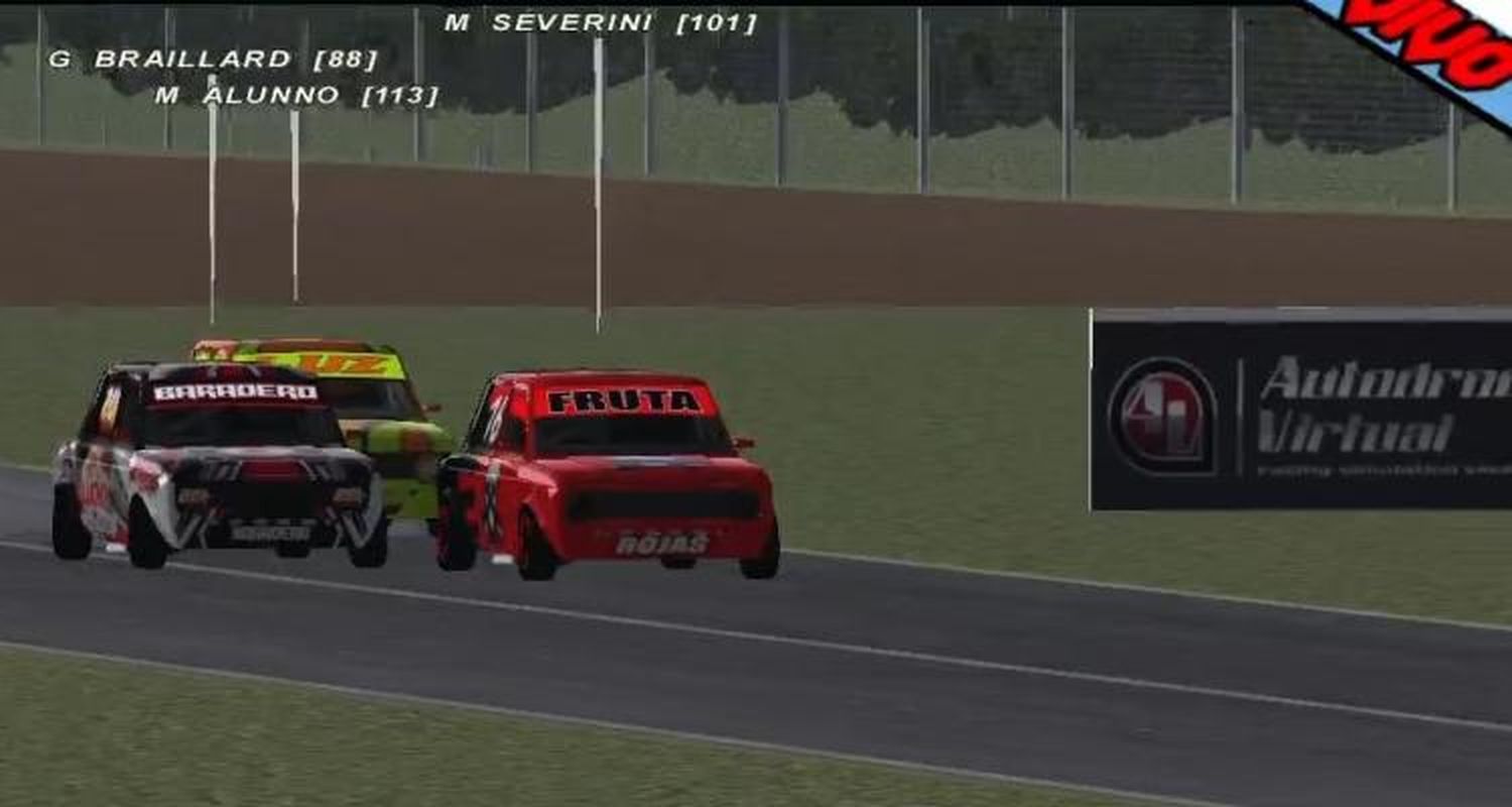 Los tres sampedrinos inscriptos en la fecha del certamen virtual de monomarca 128 dijeron presente en la superfinal