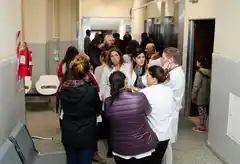 Trabajadores del Hospital protestaron por un descuento previsto en el convenio de trabajo 