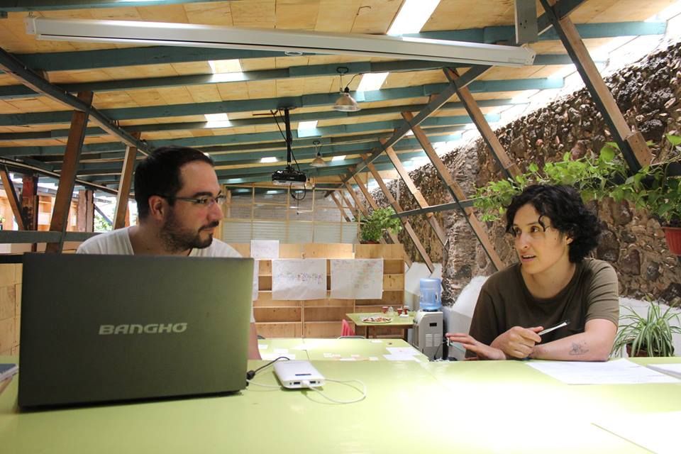 Becado a una residencia de gestión cultural en México
