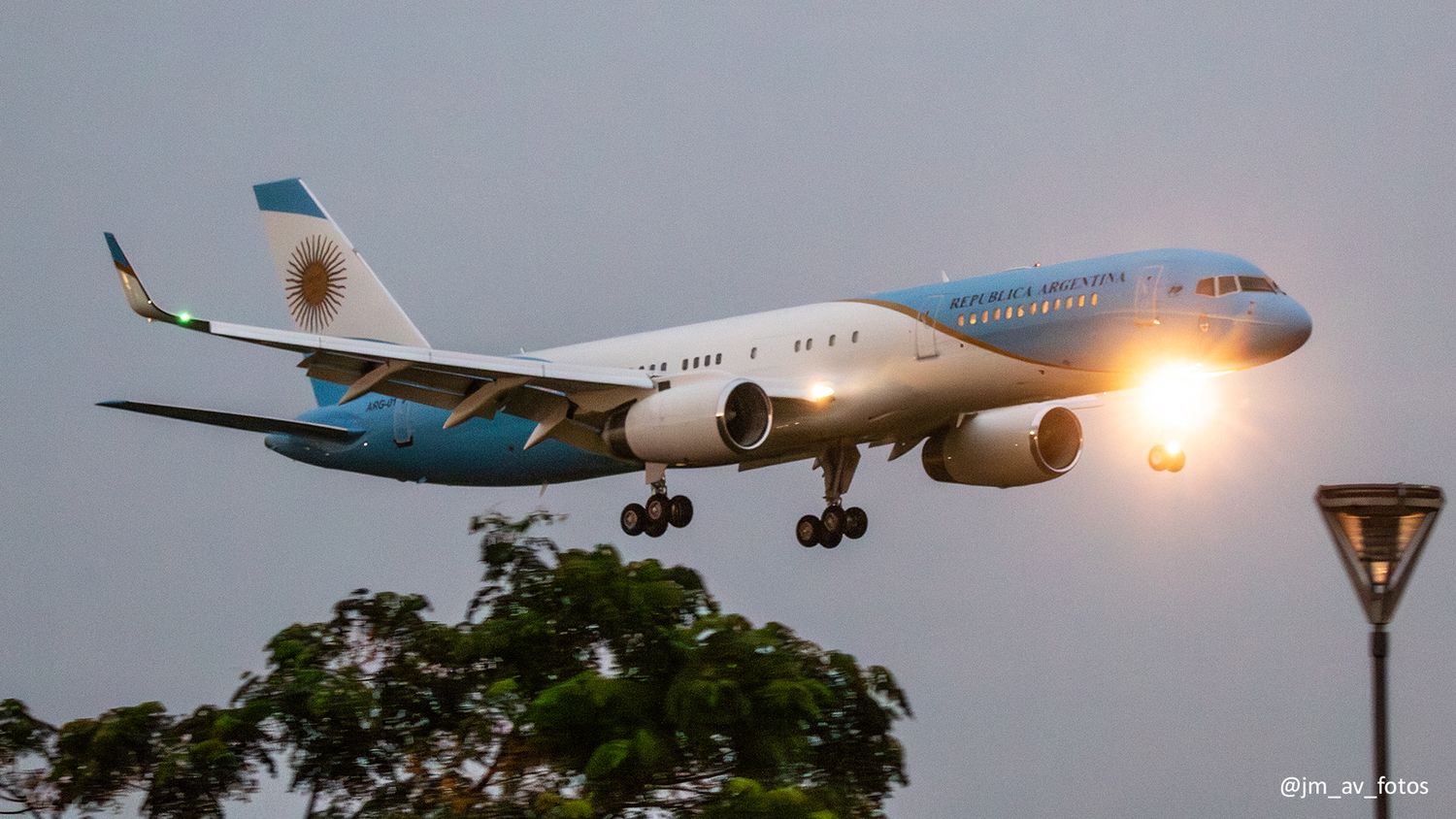 Argentina 01: Llegó al país el nuevo avión presidencial argentino