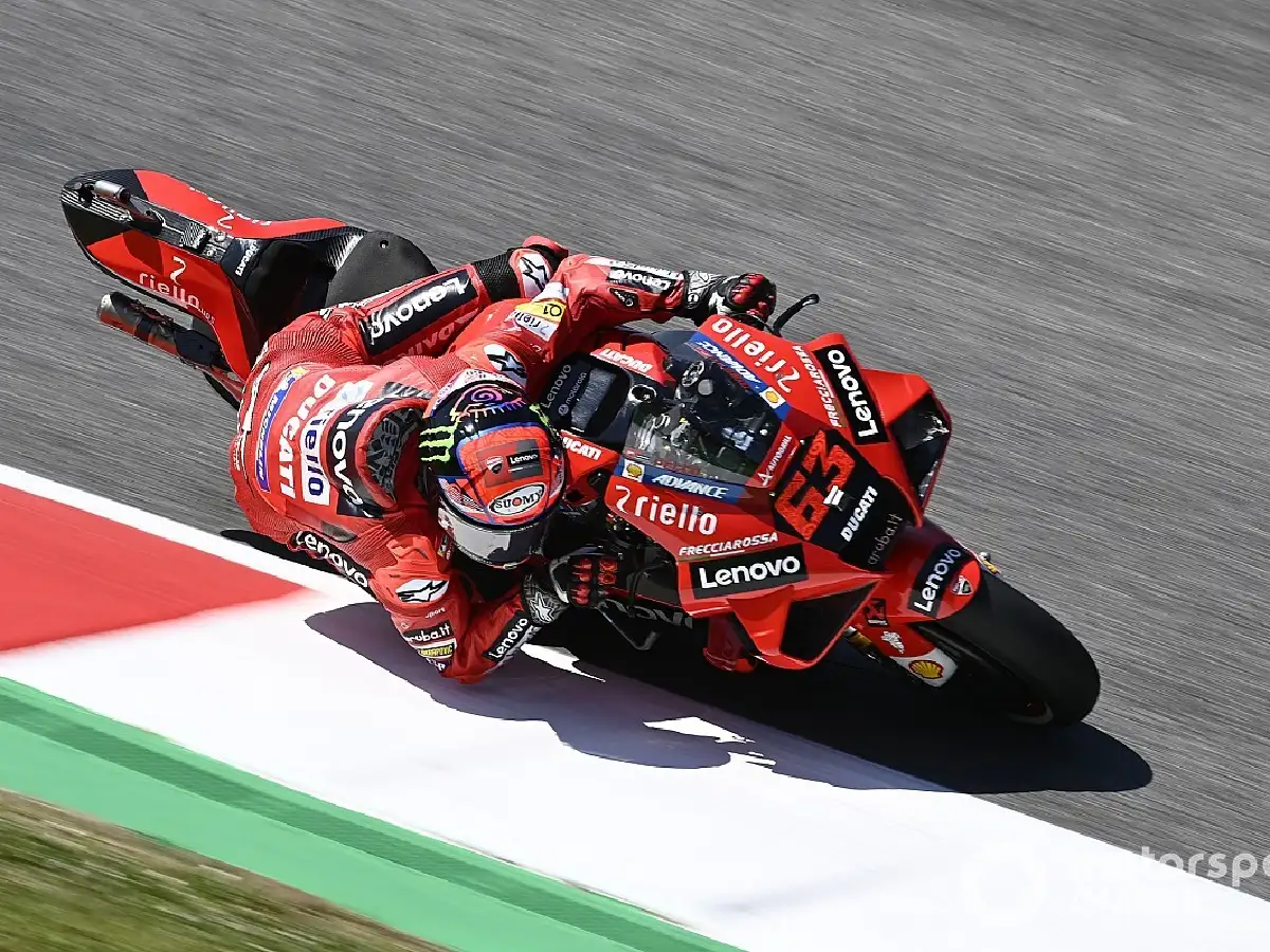 Bagnaia se quedó con el mejor tiempo en Muggello