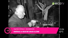 Néstor Dipaola y un homenaje al escultor Carlos Allende