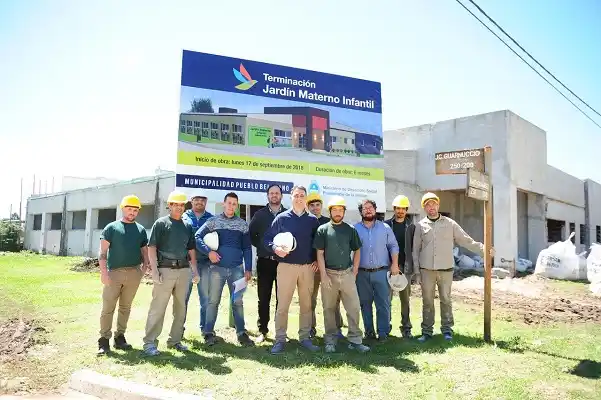 Comenzó la construcción del Jardín Materno Infantil de Pueblo Belgrano