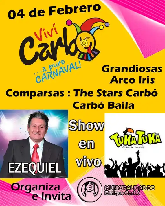 Noche de corsos en Enrique Carbó