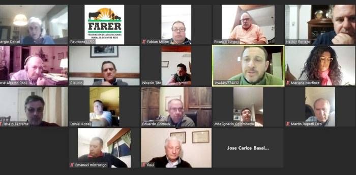 FARER: incendios, langostas y  denominación de origen de carnes entrerrianas, entre los temas abordados