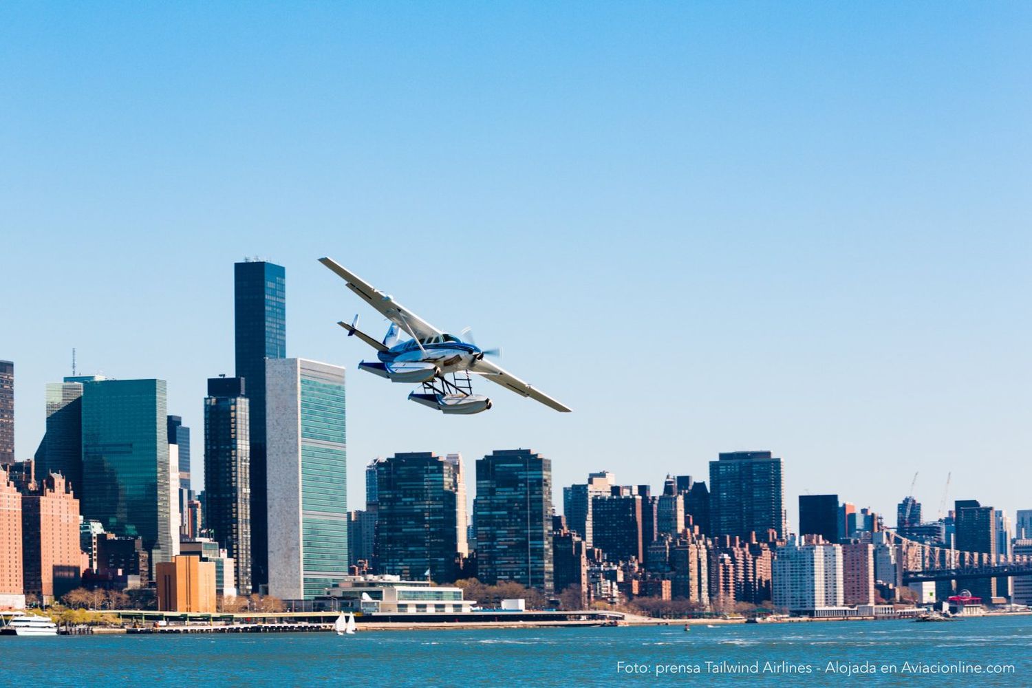 Tailwind lanza vuelos en aviones anfibios entre Boston y Nueva York