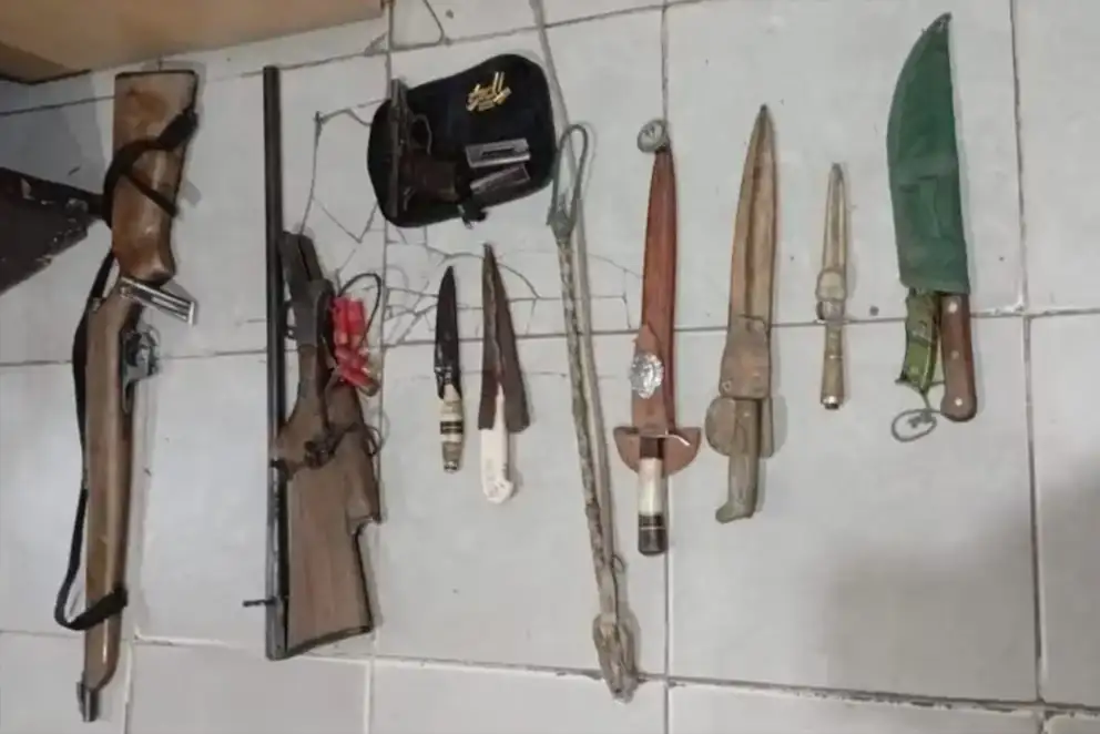 El arsenal que le hallaron
