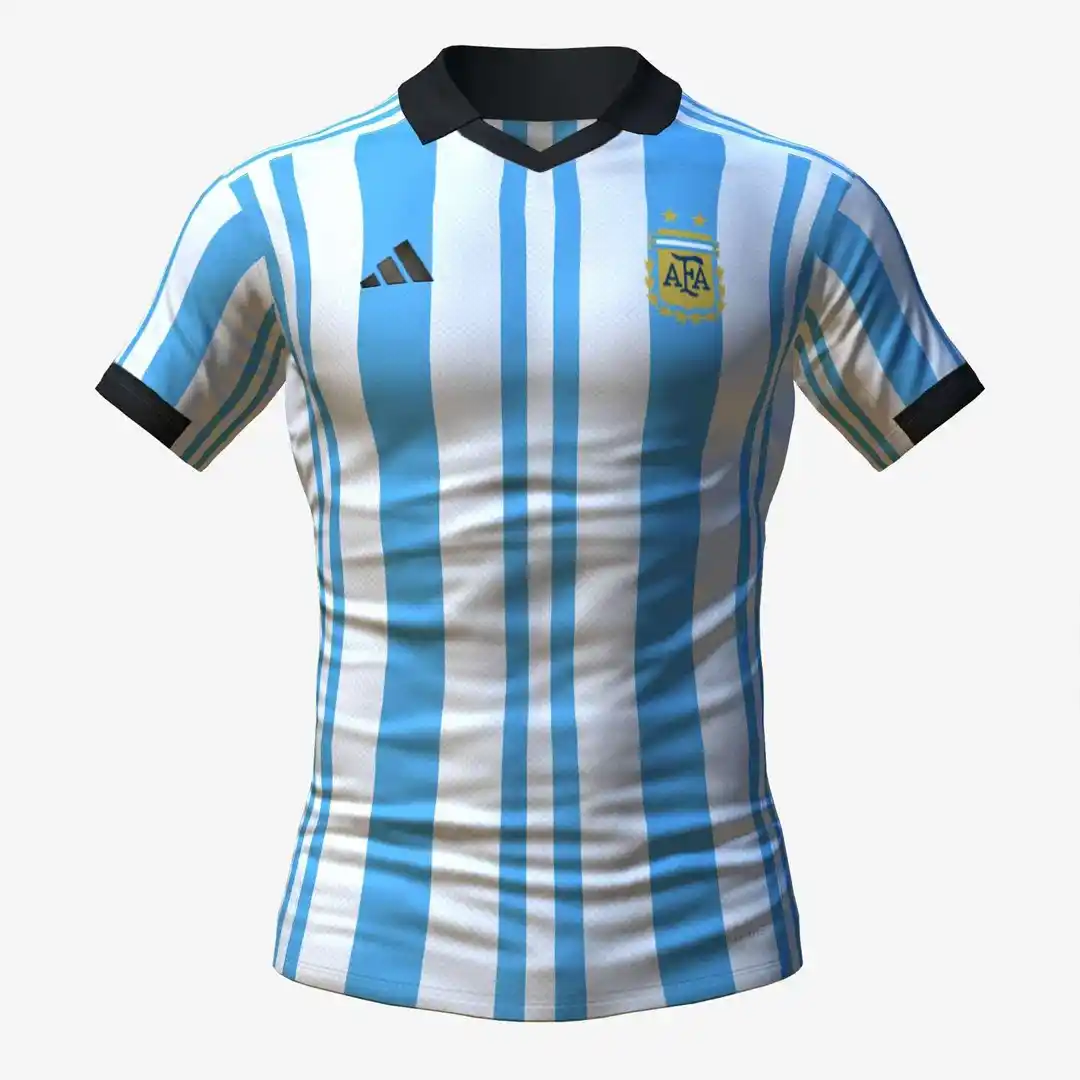 Selección: así es la nueva camiseta de Argentina para el Mundial de Qatar