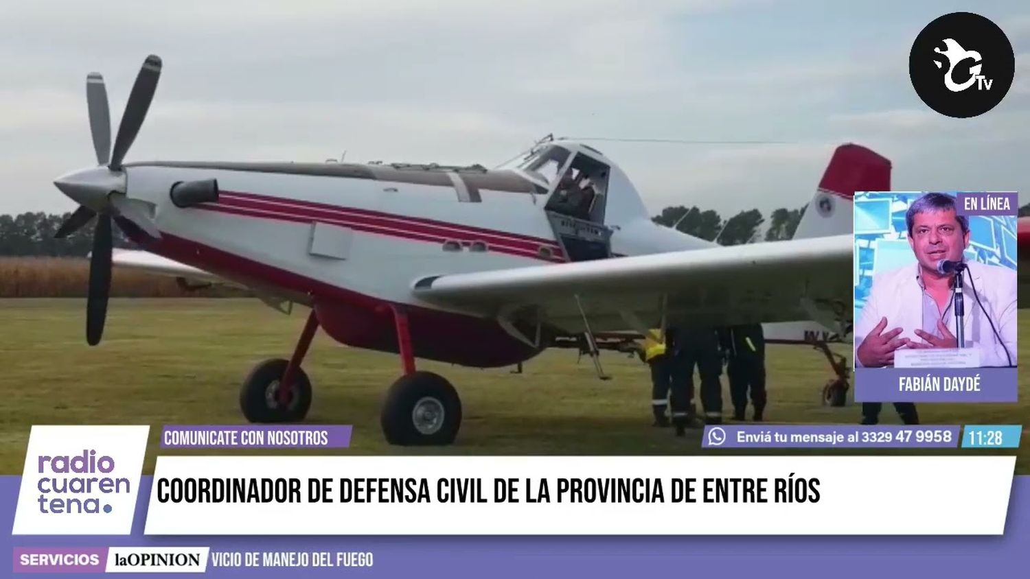Incendio en islas: el coordinador de Defensa Civil de Entre Ríos planteó hipótesis contraria a la quema intencional