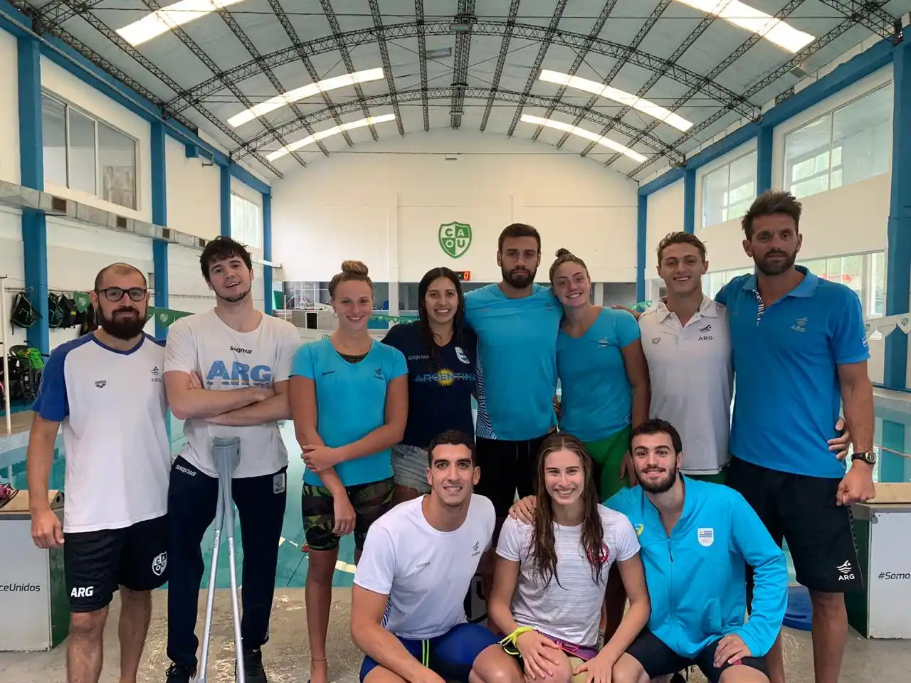 Campus de natación sudamericana en Mar del Plata