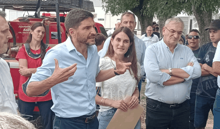 Maximiliano Pullaro y Lorena Eberhardt