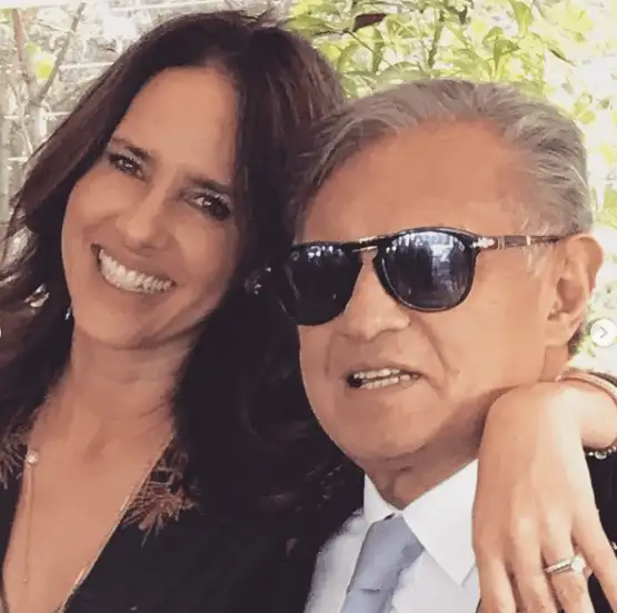 Paola Turbay y su padre, Gabriel. Foto: Instagram