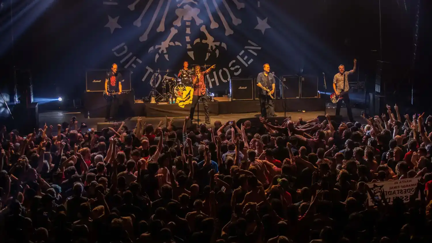 Die Toten Hosen en Tandil en 2022.