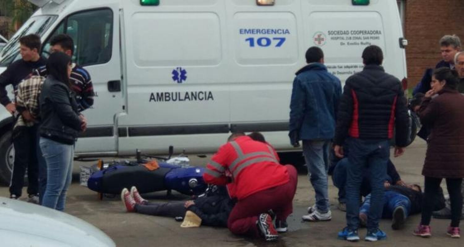 Accidente en Avenida 3 de Febrero y Depietri