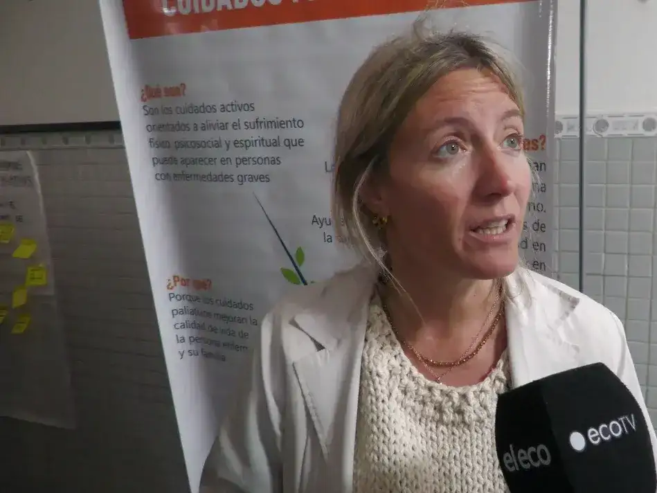 Pilar Múñoz, jefa de la Unidad de Cuidados Paliativos.