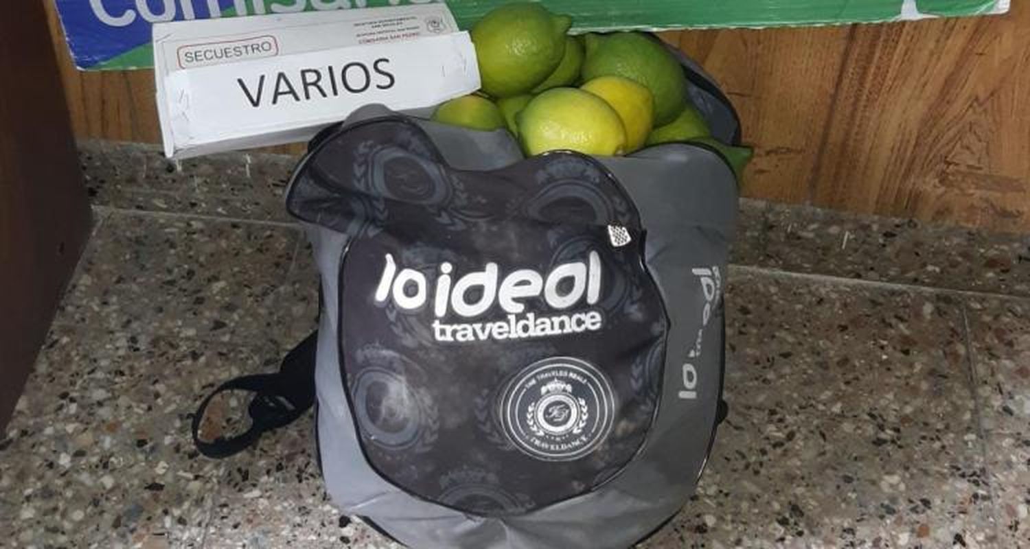 Por segunda vez en la semana, intentaron robarle limones a un productor y el delincuente fue aprehendido