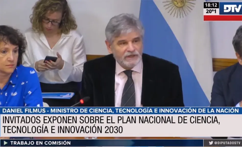 EL MINISTRO FILMUS RESPALDÓ EL “PLAN NACIONAL DE CIENCIA, TECNOLOGÍA E INNOVACIÓN 2030”