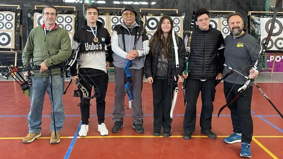 La delegación tandilense.