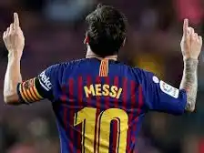 Leo felíz con el nuevo título Culé.