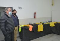 El intendente Lunghi visitó el Club Defensores del Cerro y destacó el trabajo que realiza 