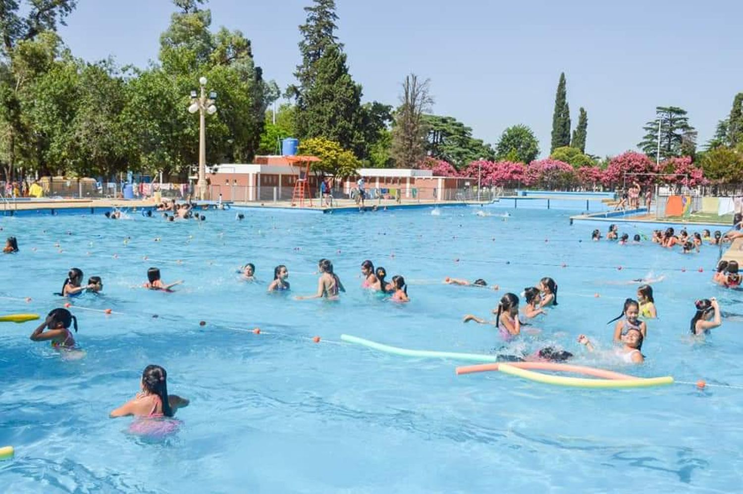 La pileta del Parque Municipal volverá a recibir a los colonos.