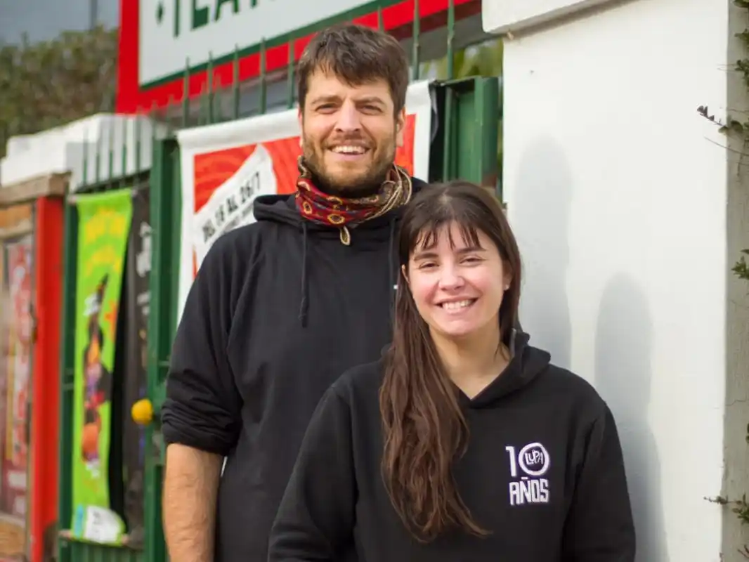 Eugenio y Agustina, teatristas y creadores de la Sala de Teatro Lupa